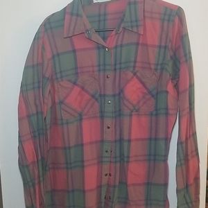 Plaid Snap Button Up